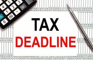 tax deadline looms